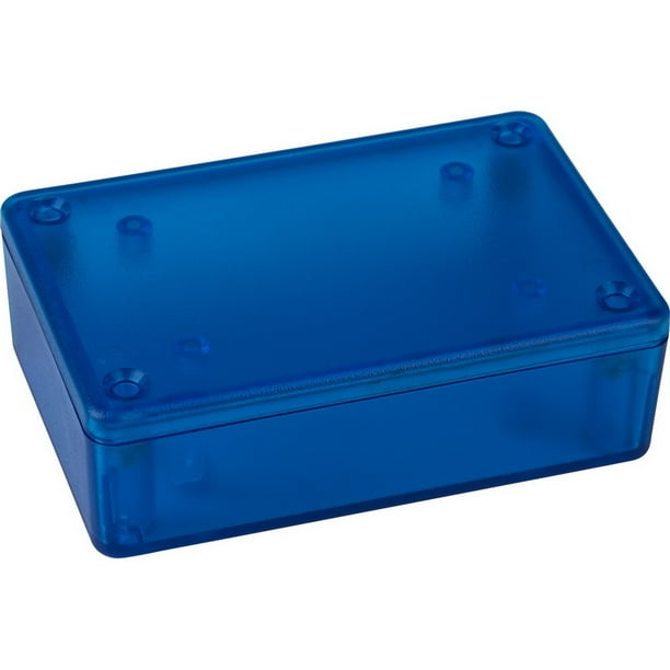 Hammond 1591XXDTBU ABS Enclosure Multipurpose Translucent Blue 152 x 82 x 50mm Hammond 1591XXDTBU ABS Enclosure Multipurpose Translucent Blue 152 x 82 x 50mm